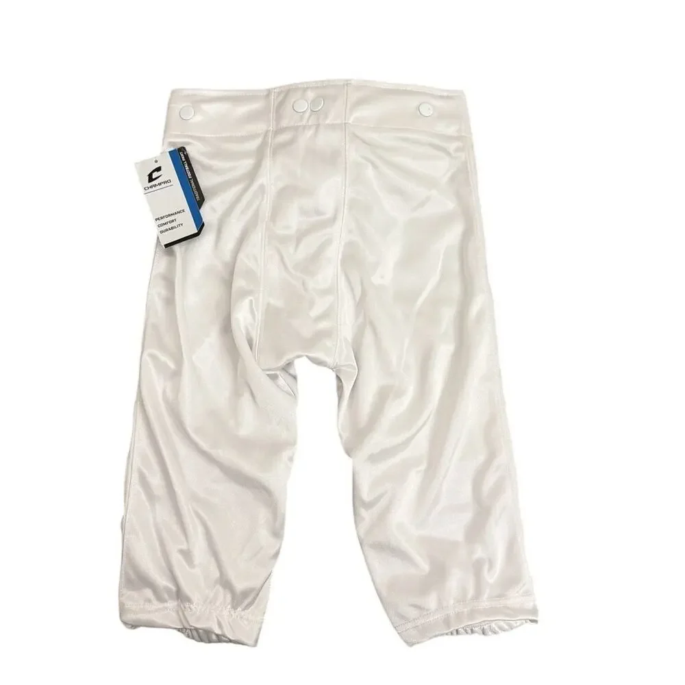 NWT Champro Sports White Football Practice Pants Youth Medium 10/12